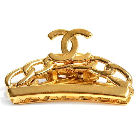 chanel claw hair clip|chanel hair clip vintage.